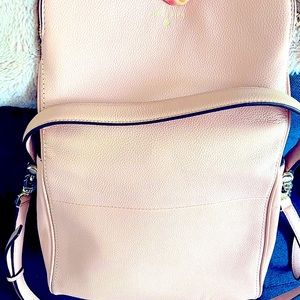 Kate Spade, pink, flip cross-body bag